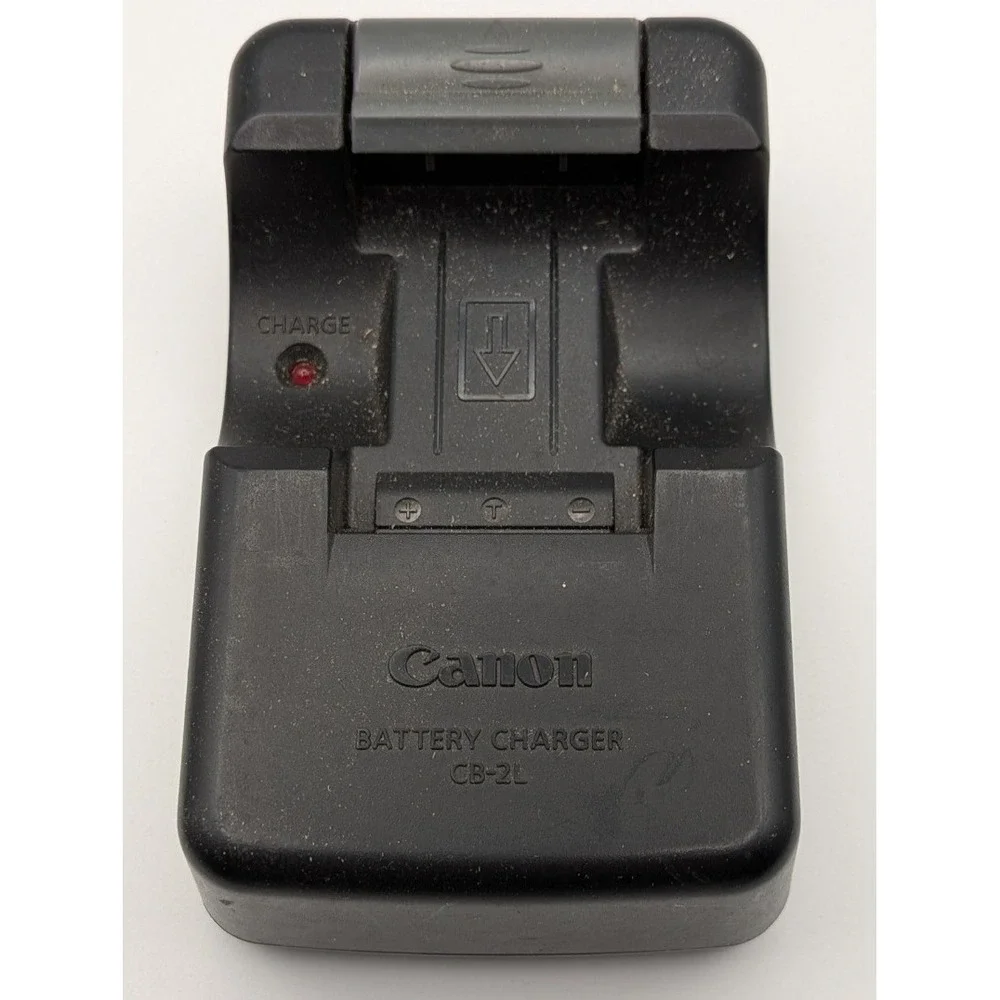 Canon Battery Charger CB-2L OS Black Good Untested NB-1L Compatible